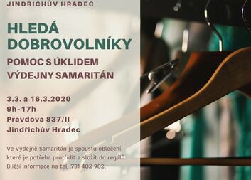 Před Velikonoci je zapotřebí nejen „úklid duše“, ale i Výdejny Samaritán