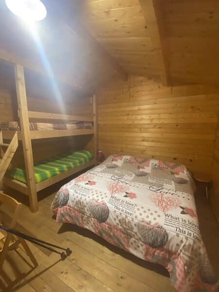 spaní v chatě